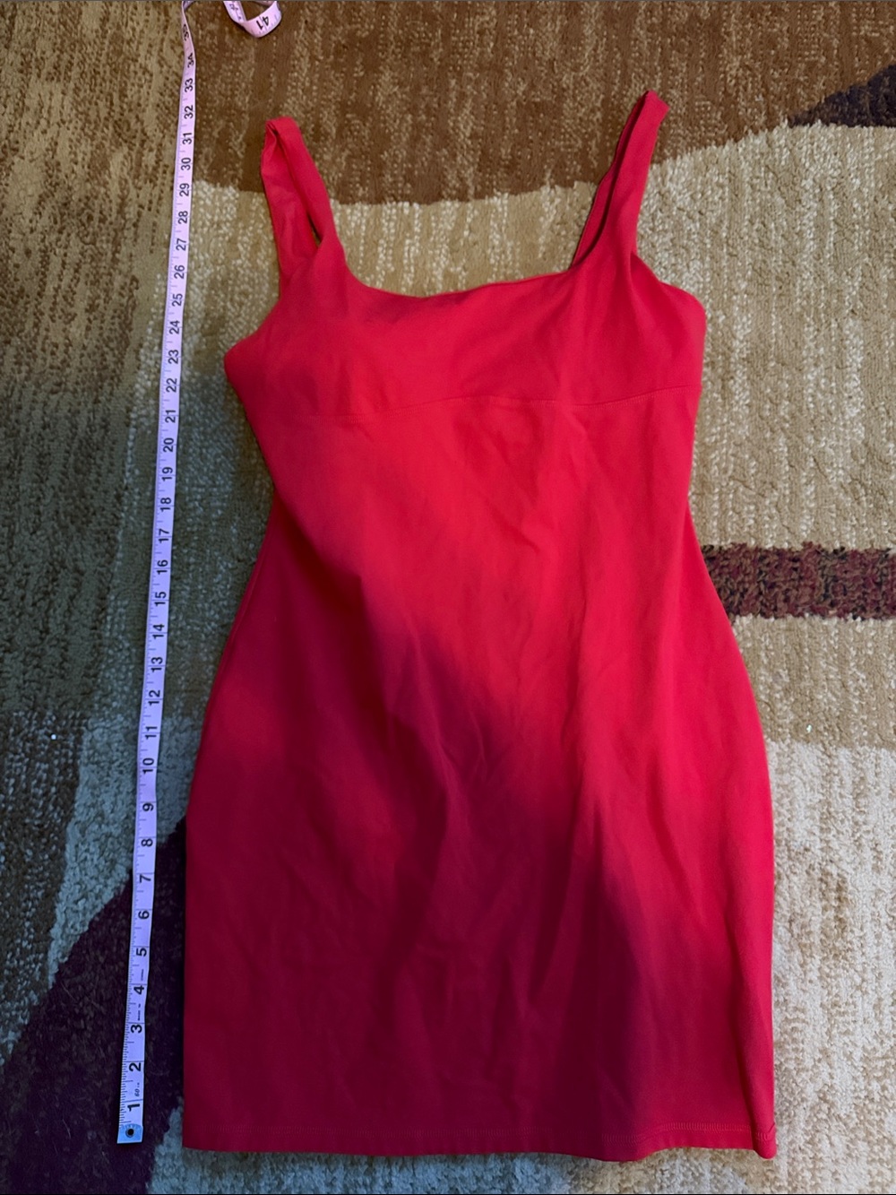 Fabletics Women's Red Sleeveless Bodycon Dress